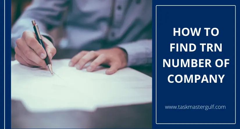 How To Find TRN Number of Company