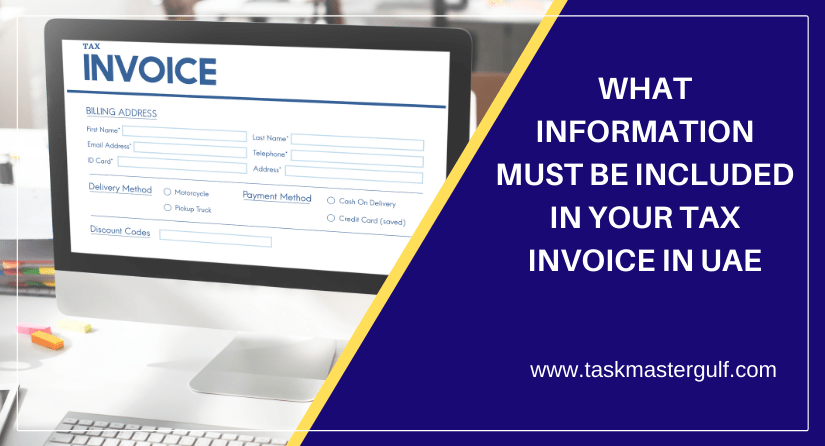 Tax Invoice In UAE