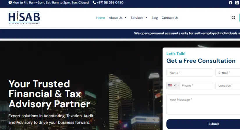 Hisab Taskmaster CA Advisors