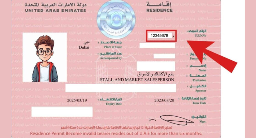 UID Number UAE