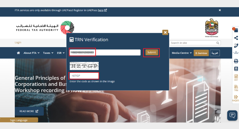 TRN Verification in UAE - Verify VAT Number in UAE