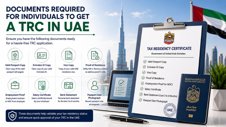 Documents Required for Individuals to Get a TRC in UAE