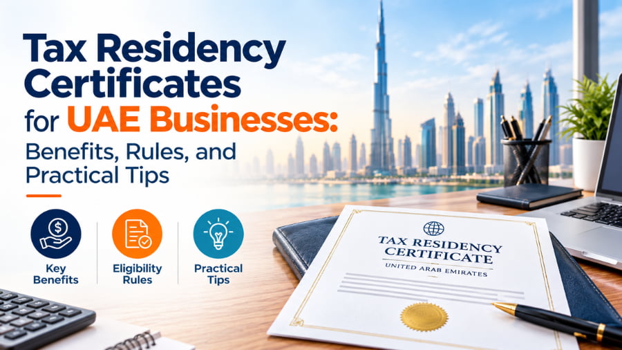 Tax Residency Certificates for UAE Businesses Benefits, Rules, and Practical Tips